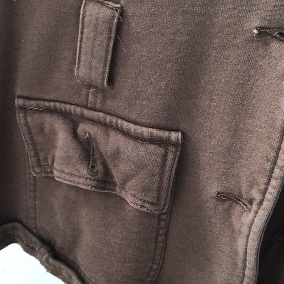 Austin Clothing Company size XL brown half sleeve jacket has belt hoops no belt - Picture 5 of 5